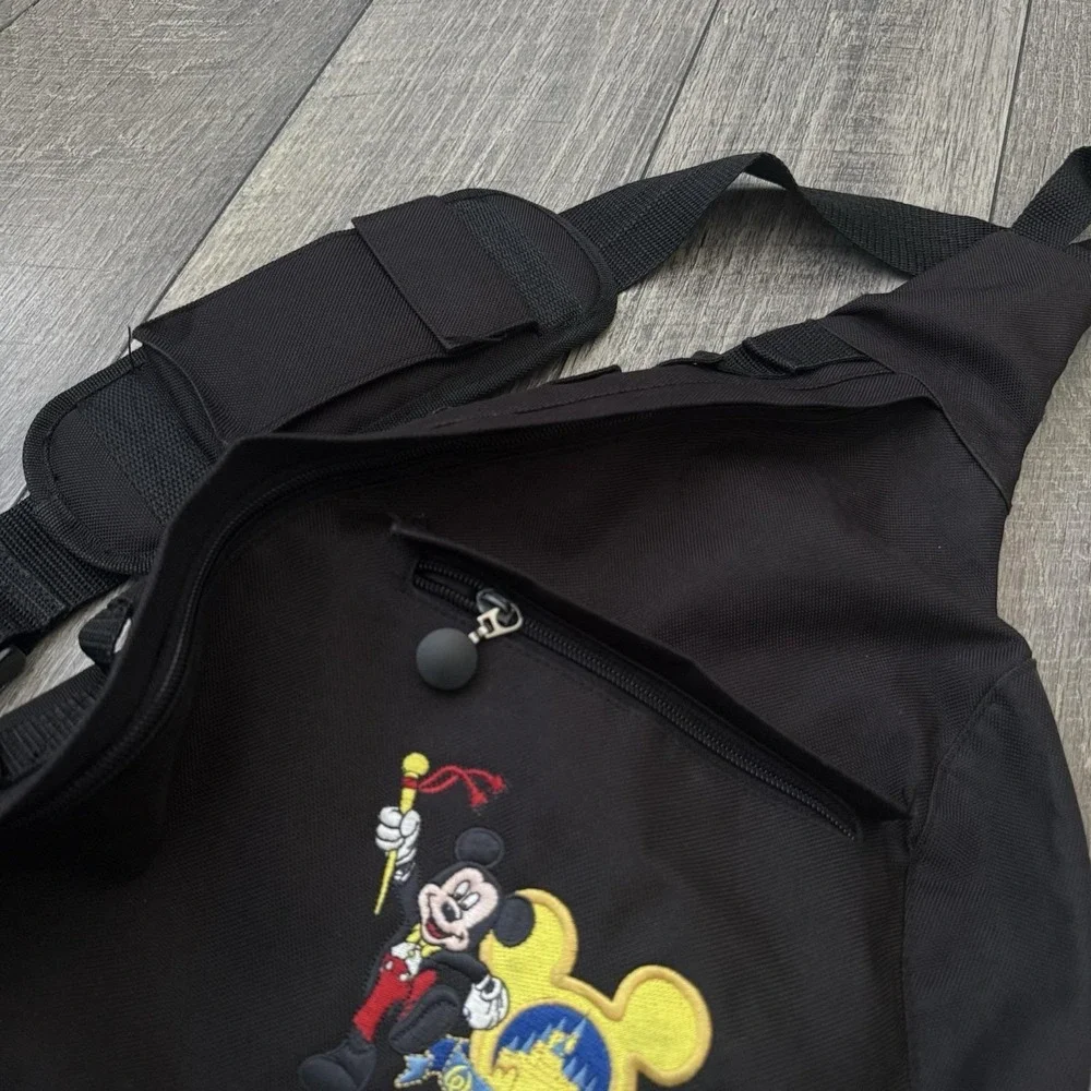 Vintage Disney World Happiest Celebration On Earth Mickey Sling Bag Backpack Y2K